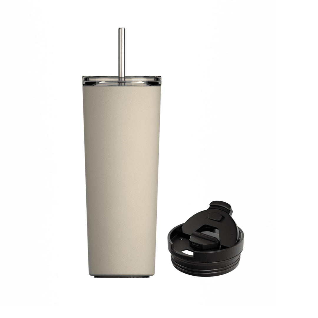 Image of Power Couple: Tumbler Baja Sand + Lock Lid