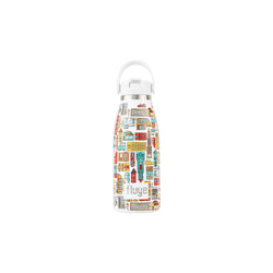 Image of Fluye Ceramic Kids es un tomatodo compacto, resistente y perfecto para acompañar a los niños en su día a día. Color Houses.