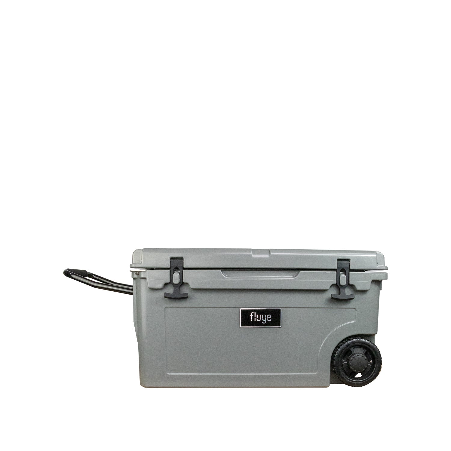 Image of  El Fluye Cooler llegó a revolucionar la manera que vamos a la playa, de camping, pesca y las actividades Outdoor. Color grey.