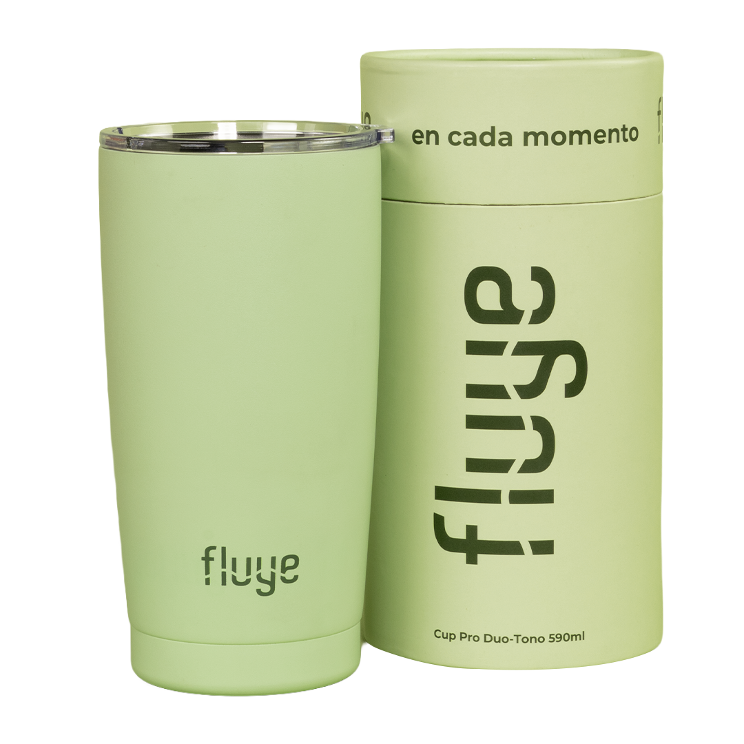 Image of Fluye Cup Pro Duo-Tono 590ml Pistacho