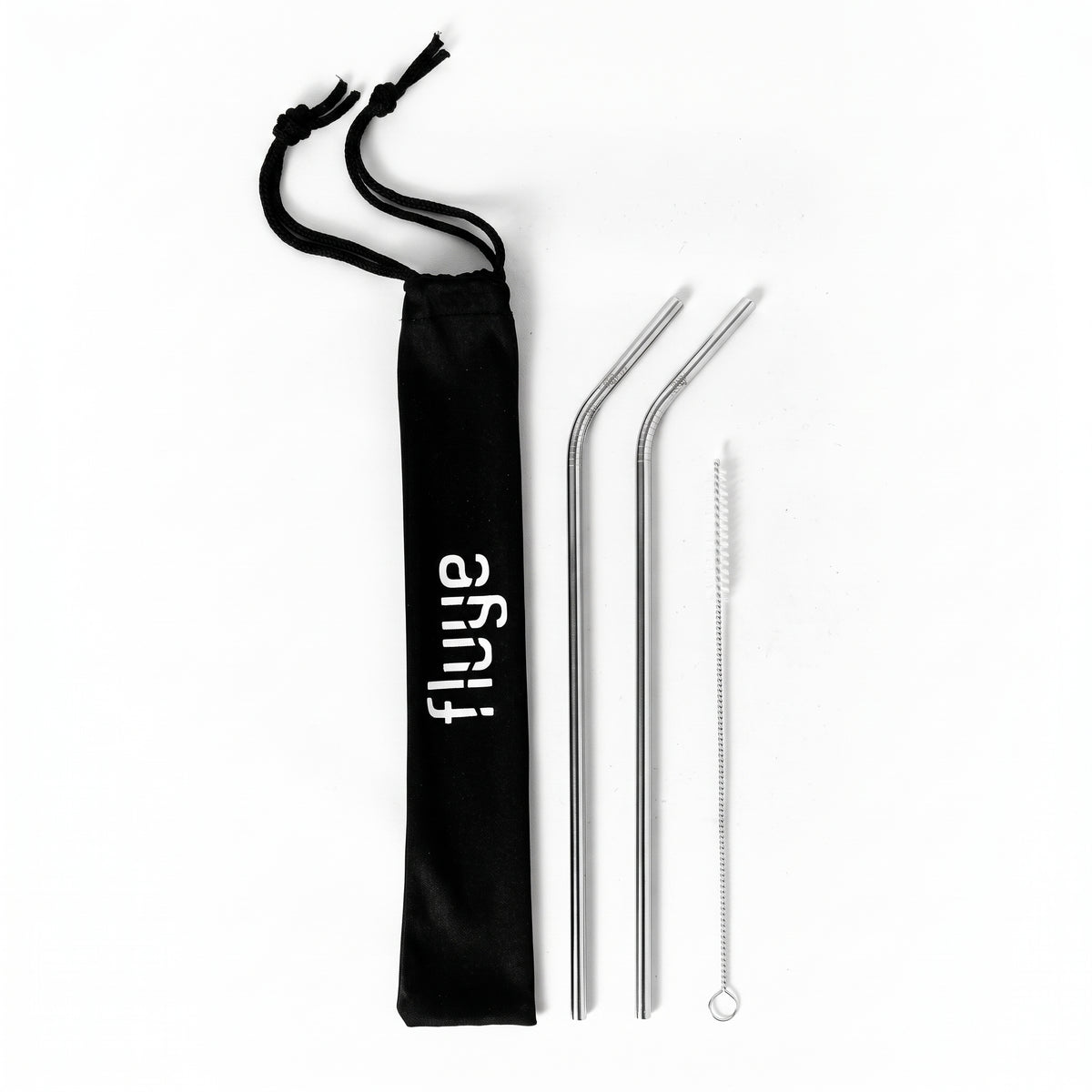 Fluye Straws Grande Gris