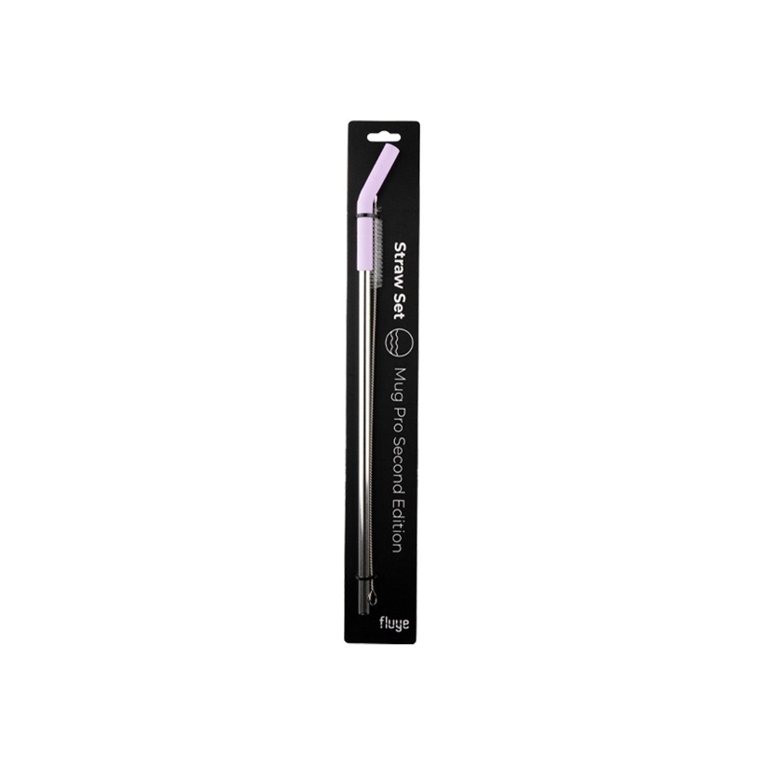 El Fluye Straws Set es el accesorio ideal para disfrutar tus bebidas de manera cómoda y sostenible. Color lila.