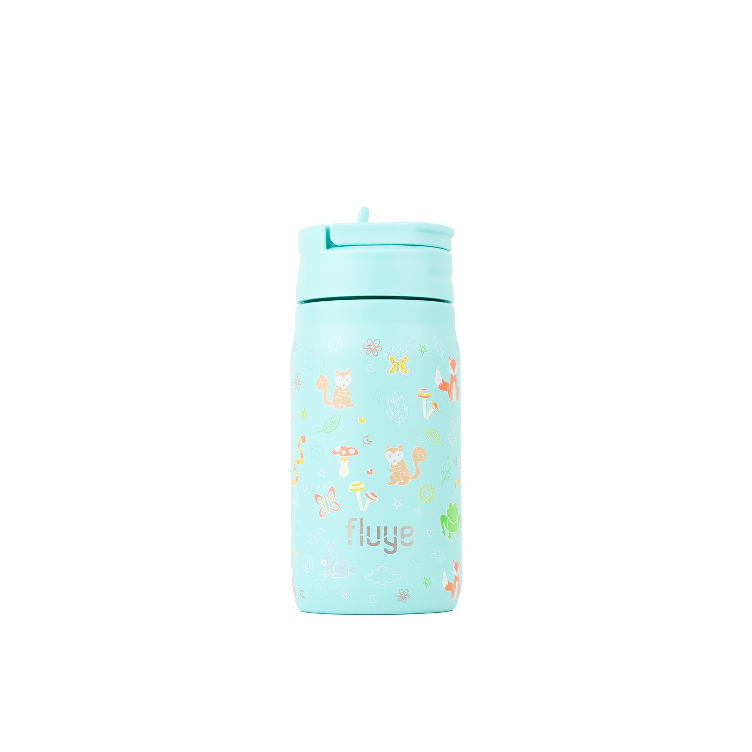 Fluye Kids 350 ml es un tomatodo extra ligero, diseñado especialmente para las manos de los más pequeños. Color Green.