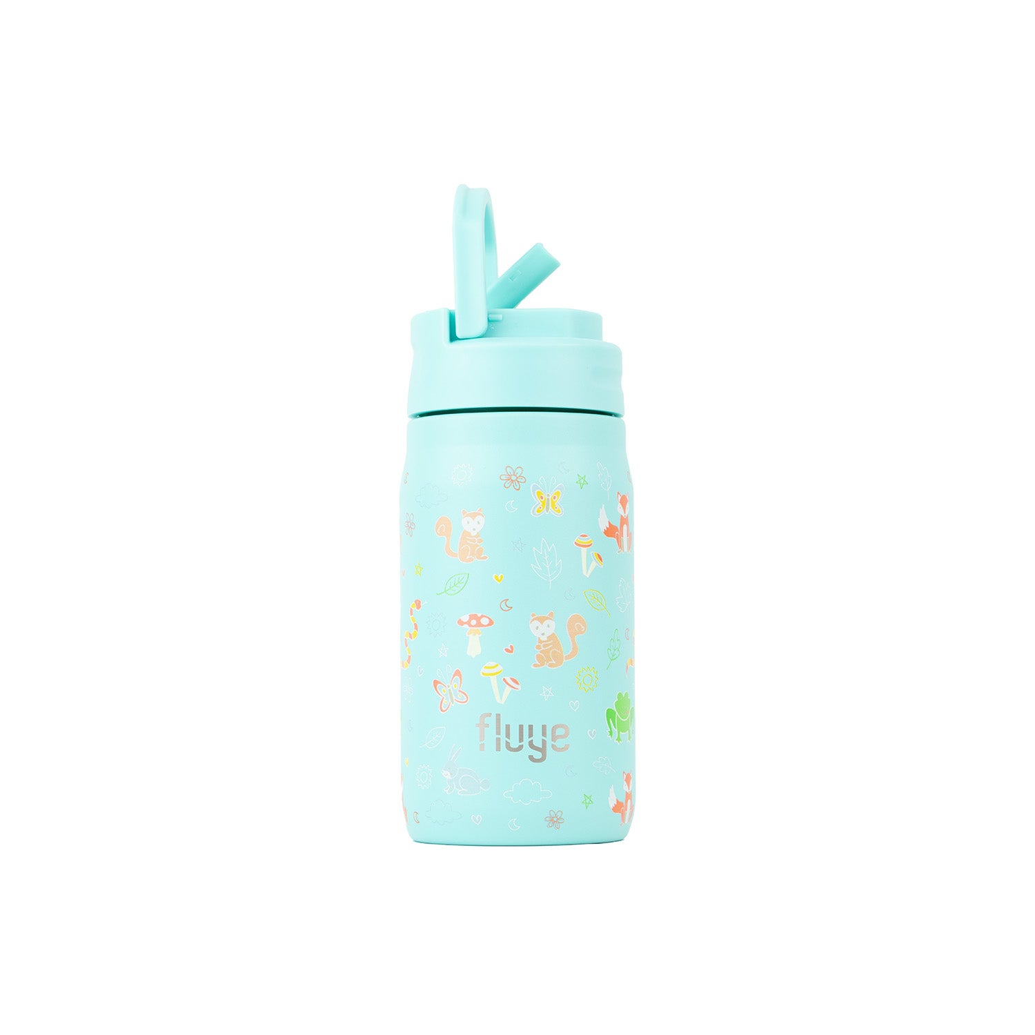 Fluye Kids 350 ml es un tomatodo extra ligero, diseñado especialmente para las manos de los más pequeños. Color Green.